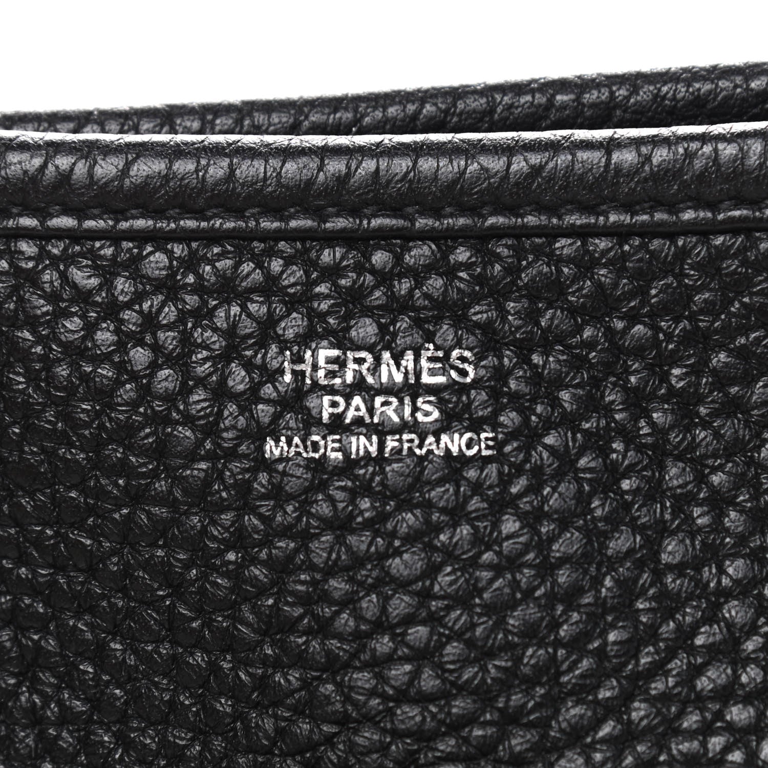 Hermes Taurillon Clemence Evelyne III GM Black 6 of 9