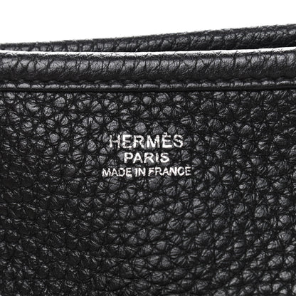 Hermes Taurillon Clemence Evelyne III GM Black 6 of 9