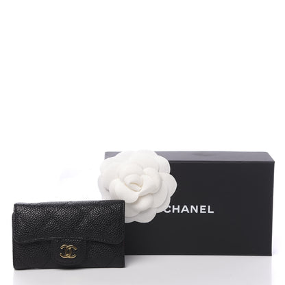 Chanel Caviar Quilted 6 Key Holder Black 14 of 14