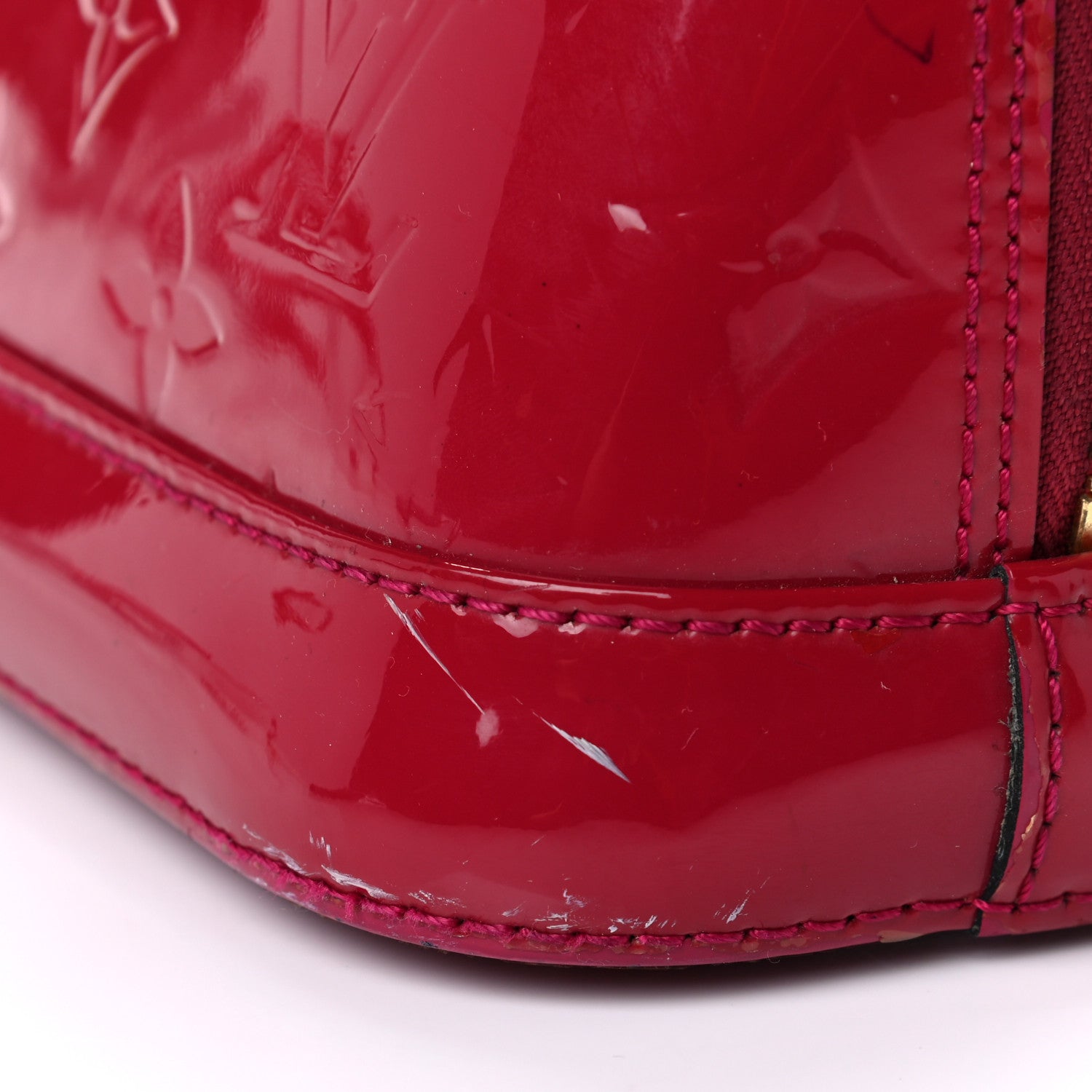 Louis Vuitton Vernis Alma BB Rose Indien 15 of 19
