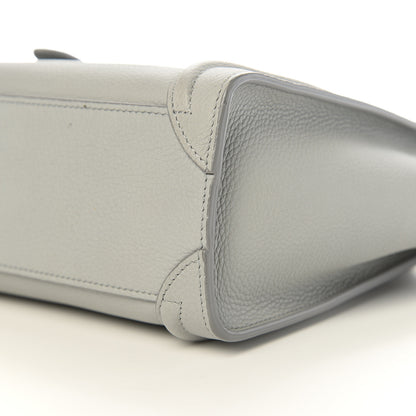 Celine Drummed Calfskin Nano Luggage Lune 9 of 11
