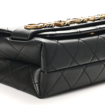 Chanel Calfskin Quilted Small Enchained Flap Black 9 of 11