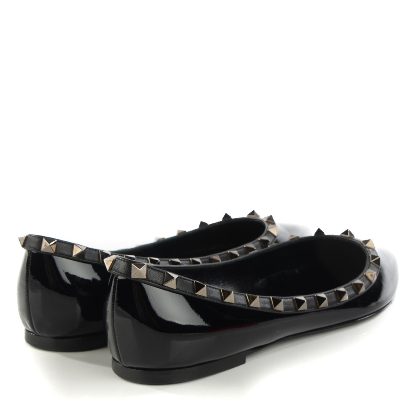 Patent Rockstud Ballerina Flats 39.5 Black