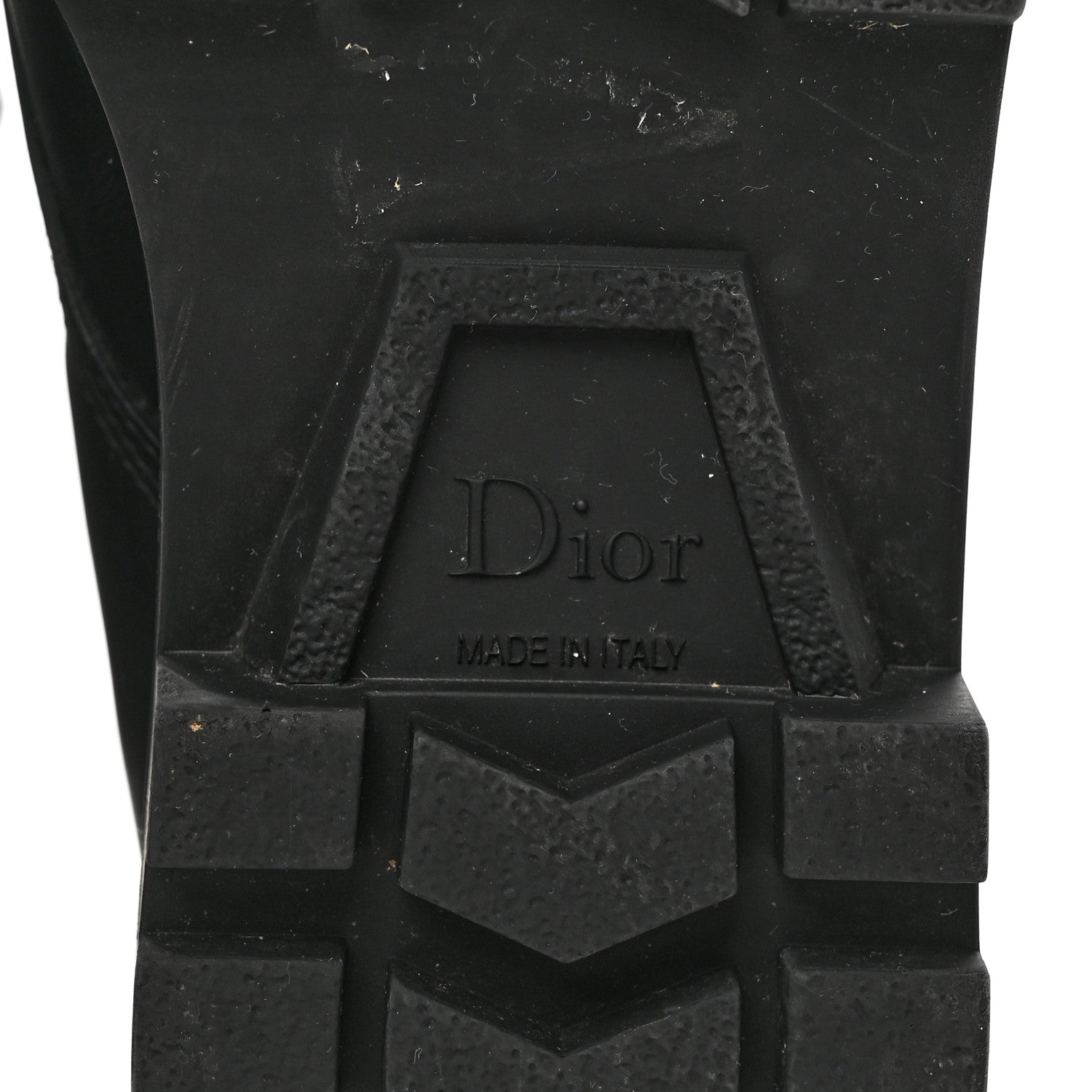 Christian Dior Calfskin Rubber DiorIron Boots 35.5 Black 9 of 10
