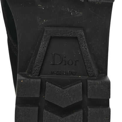 Christian Dior Calfskin Rubber DiorIron Boots 35.5 Black 9 of 10