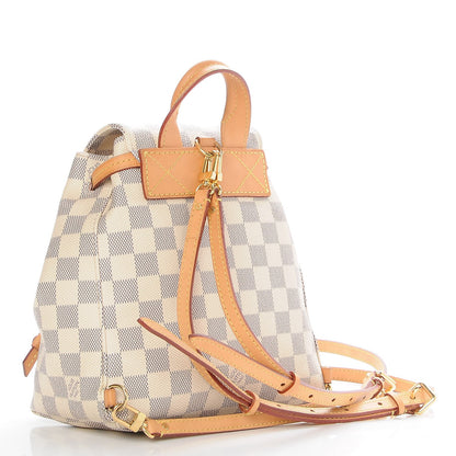 Louis Vuitton Damier Azur Sperone BB Backpack 3 of 12