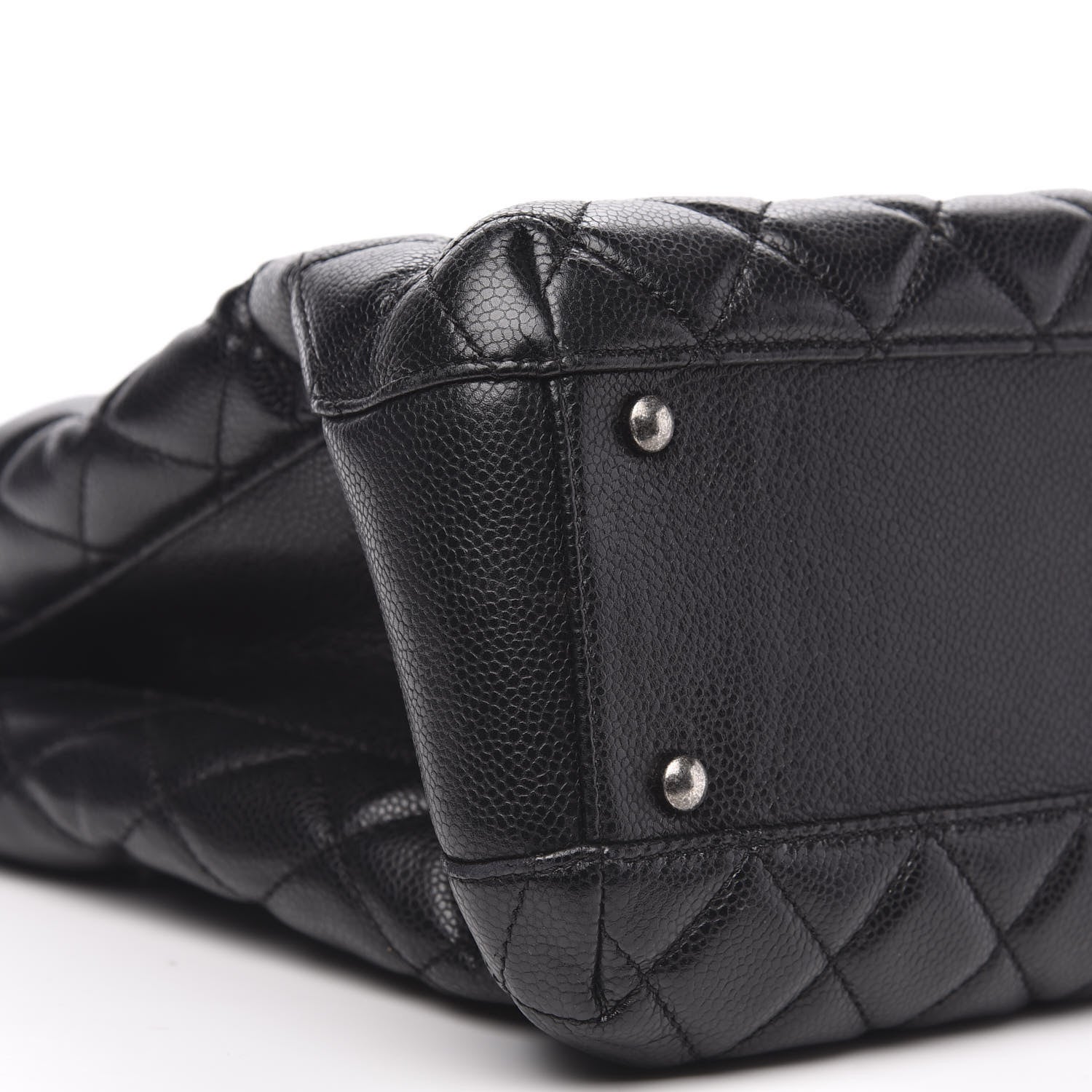 Chanel Caviar Quilted City Shopping Tote Black 9 of 13