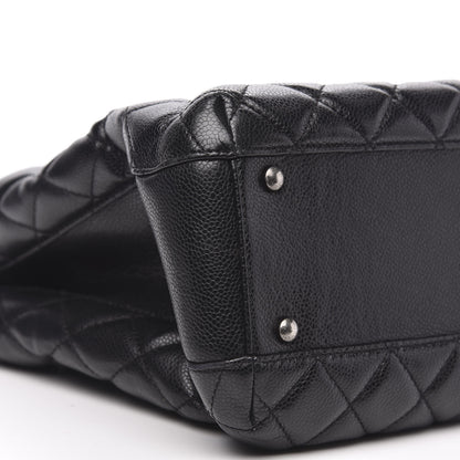 Chanel Caviar Quilted City Shopping Tote Black 9 of 13