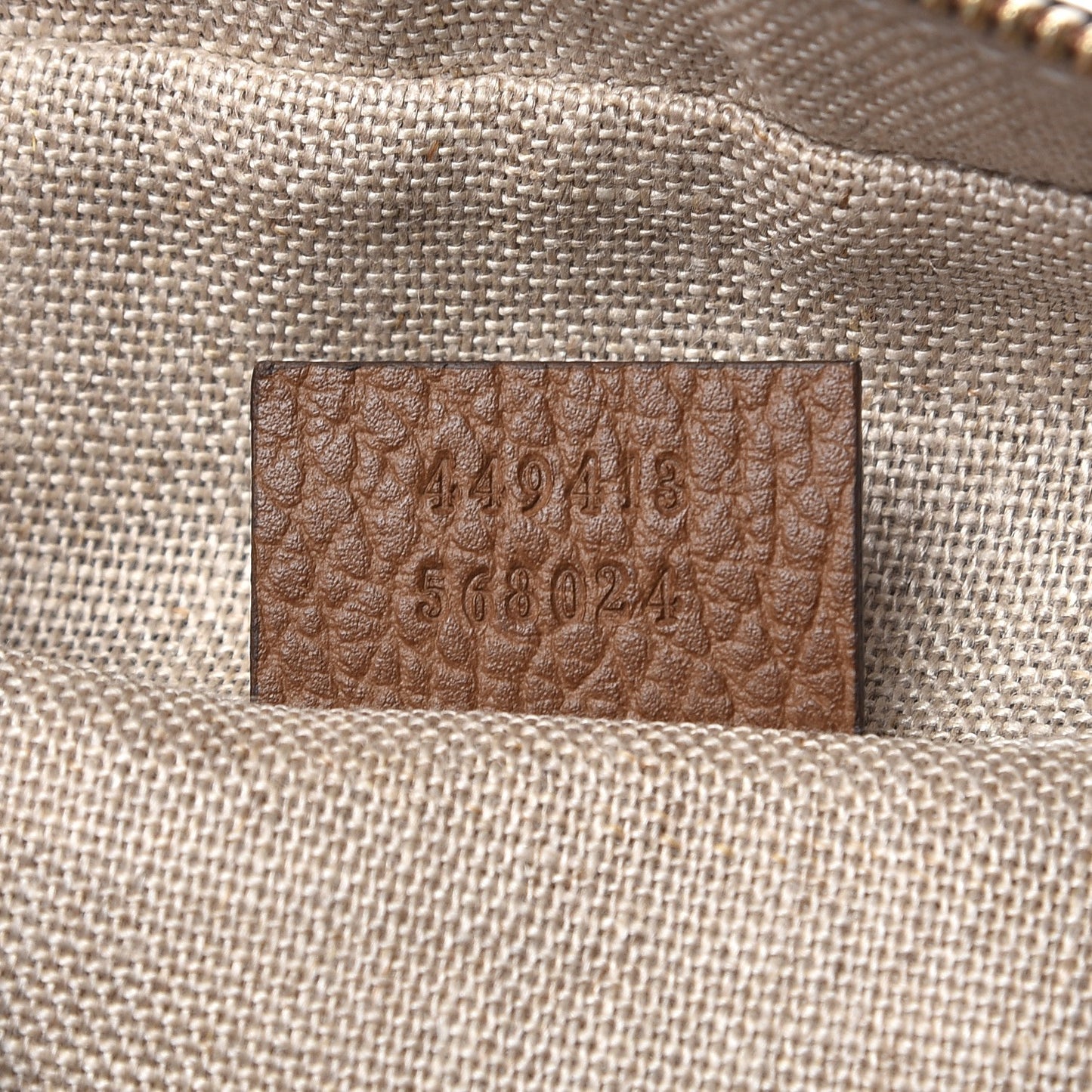 Monogram Mini Bree Messenger Bag Beige Tabacco