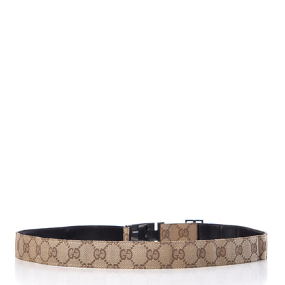 Gucci Monogram Belt 90 36 Dark Brown 2 of 5
