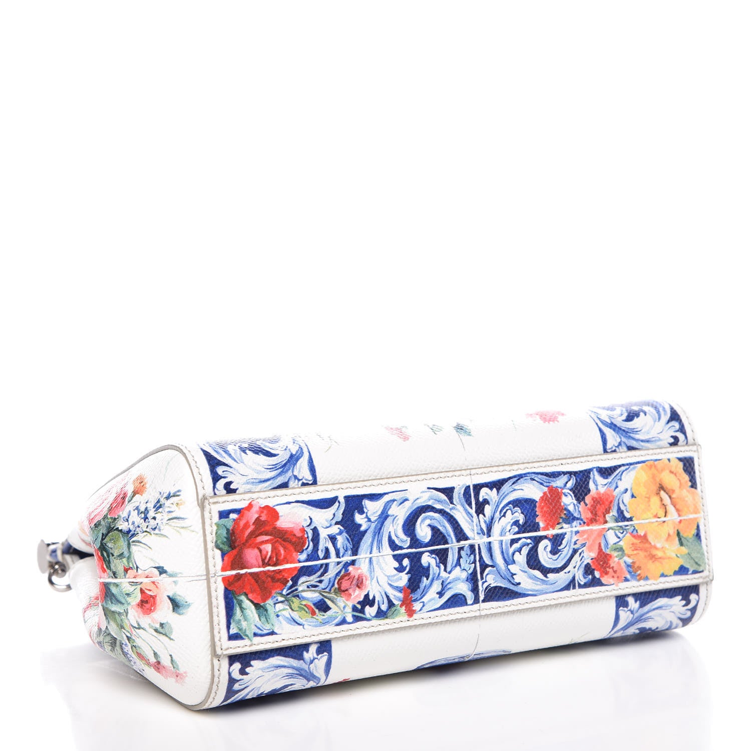 Dolce & Gabbana Dauphine Majolica Print Small Miss Sicily Satchel Multi 4 of 9