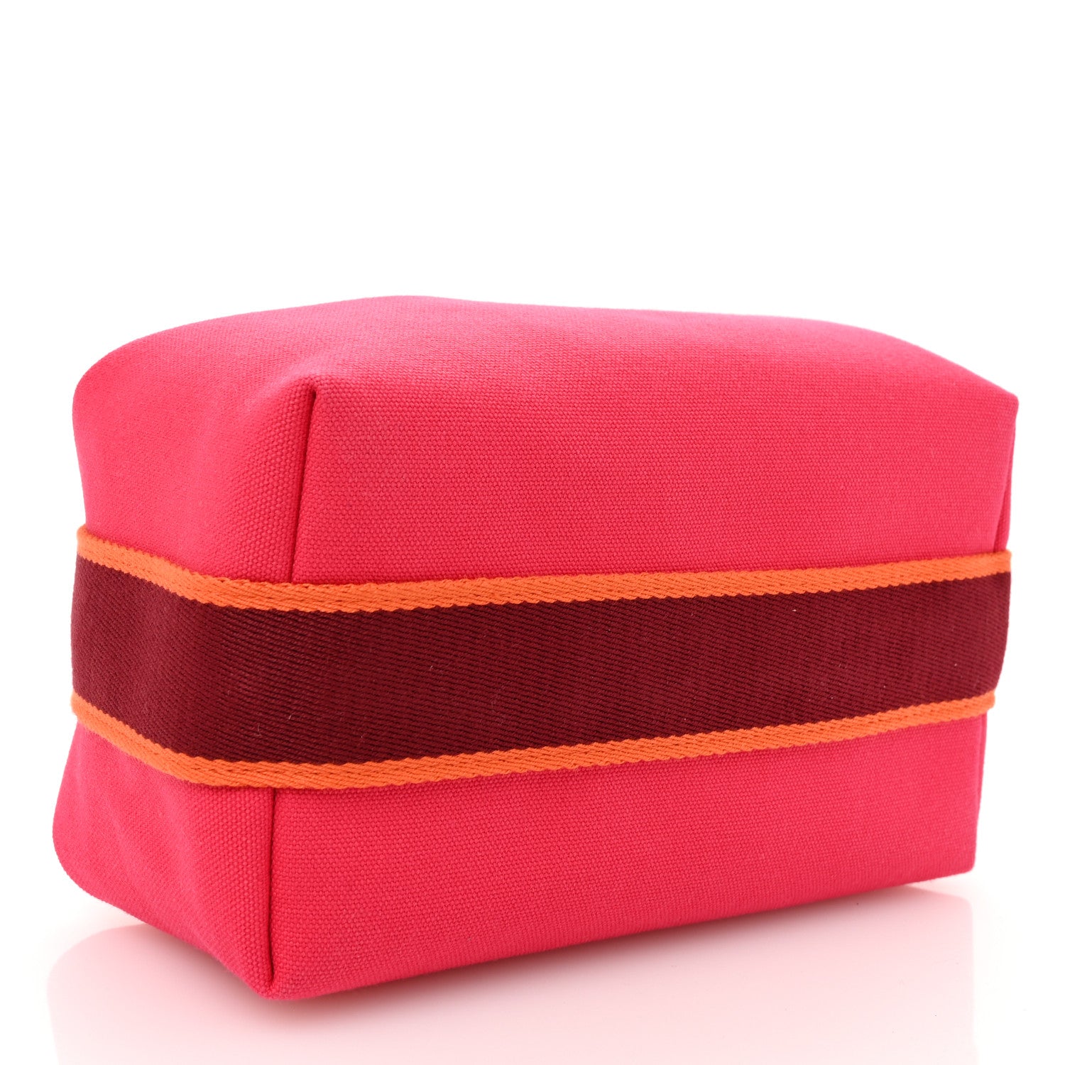 Hermes Canvas Small Bride-A-Brac Pouch Hibiscus 4 of 9