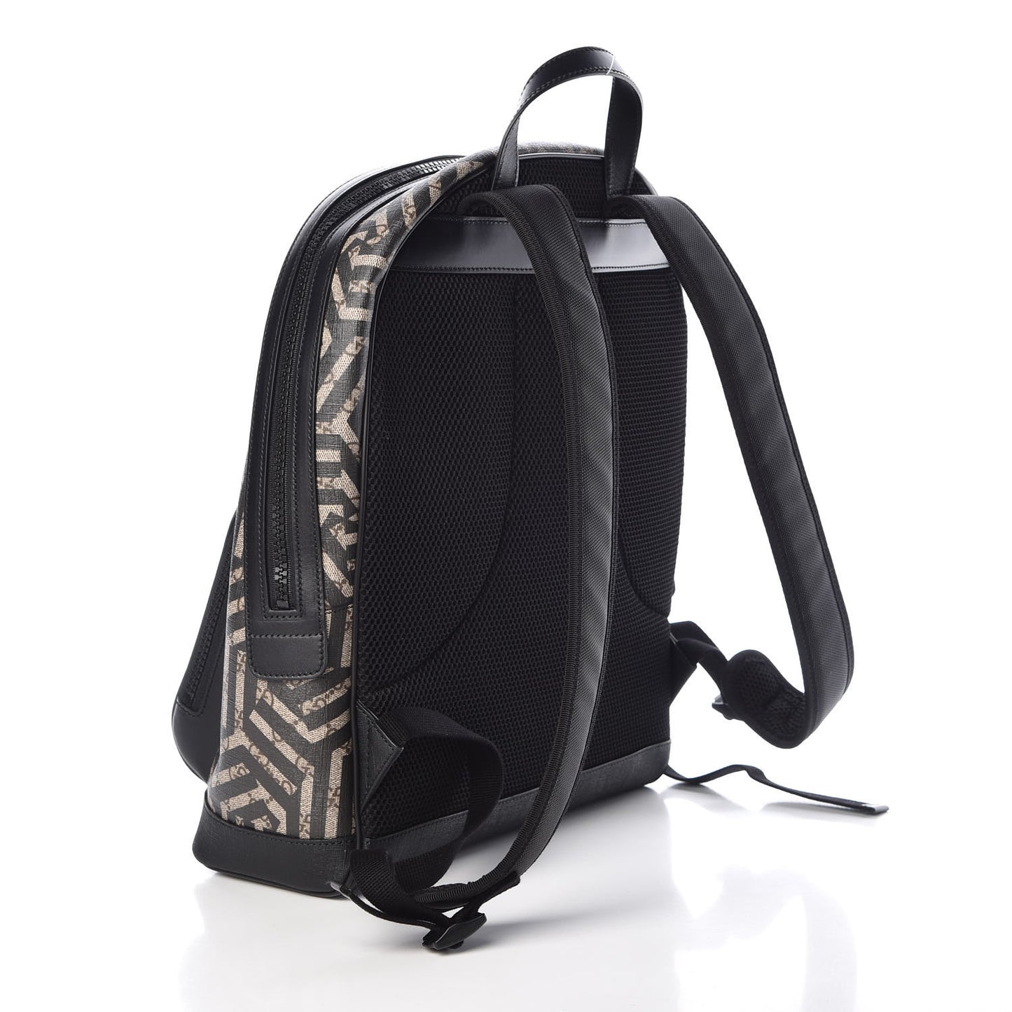 GG Supreme Monogram Caleido Medium Day Backpack Black