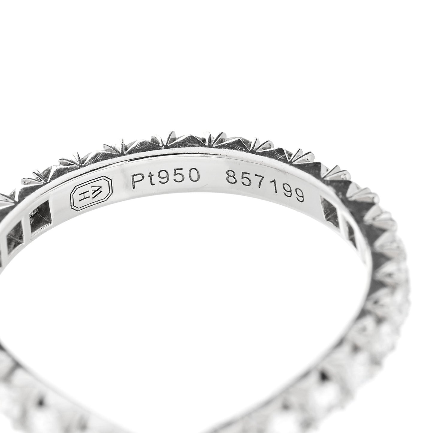 Platinum Diamond Ribbon Wedding Band Ring 50 5.25
