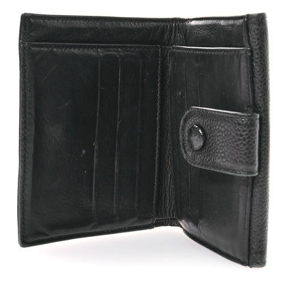 Chanel Caviar Timeless CC Compact French Wallet Black 5 of 9
