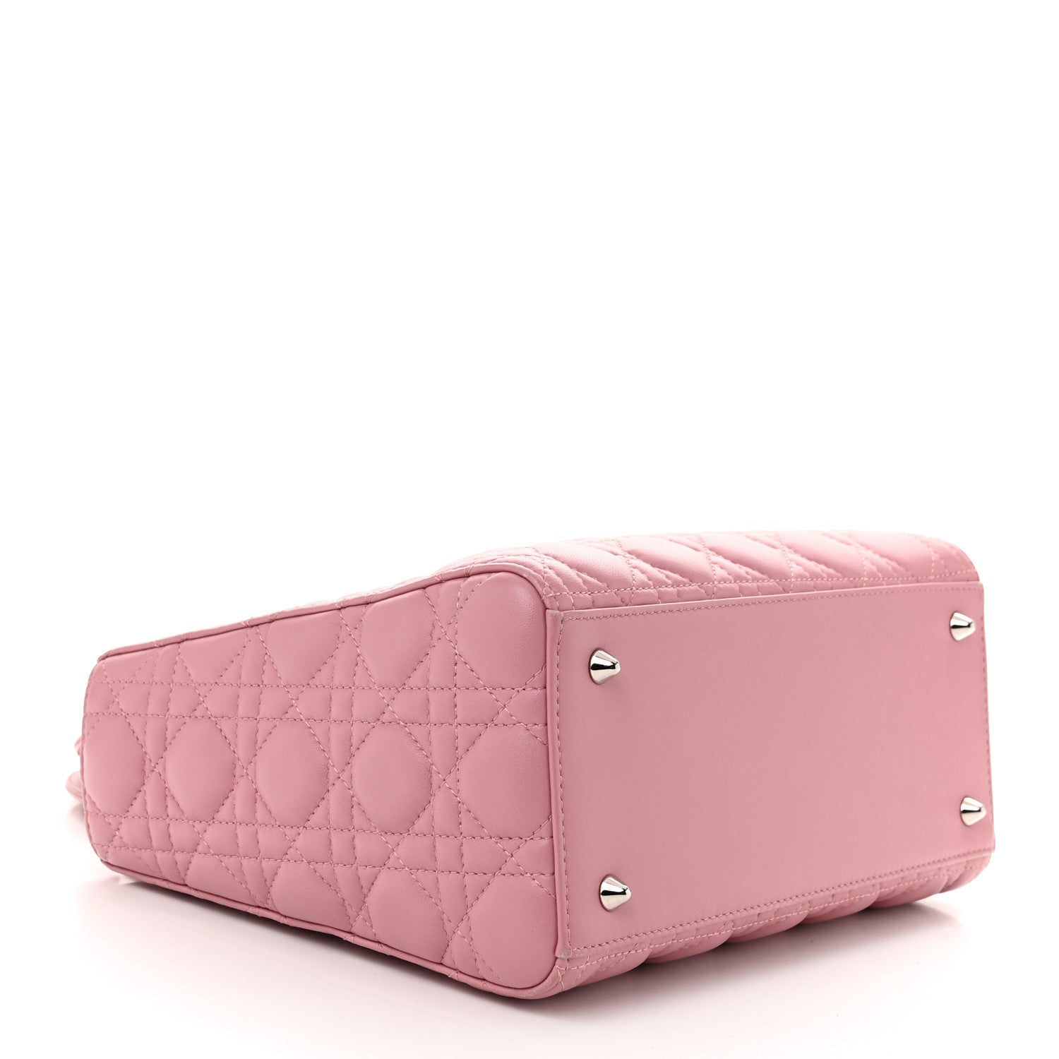 Christian Dior Lambskin Cannage Medium Lady Dior Pink 4 of 11