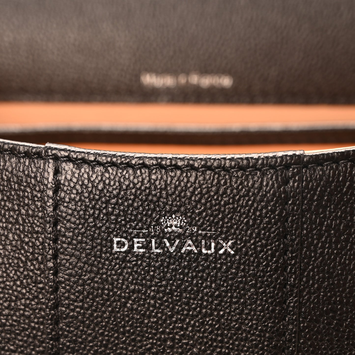 Grained Rodeo Calfskin Mini Brillant Black