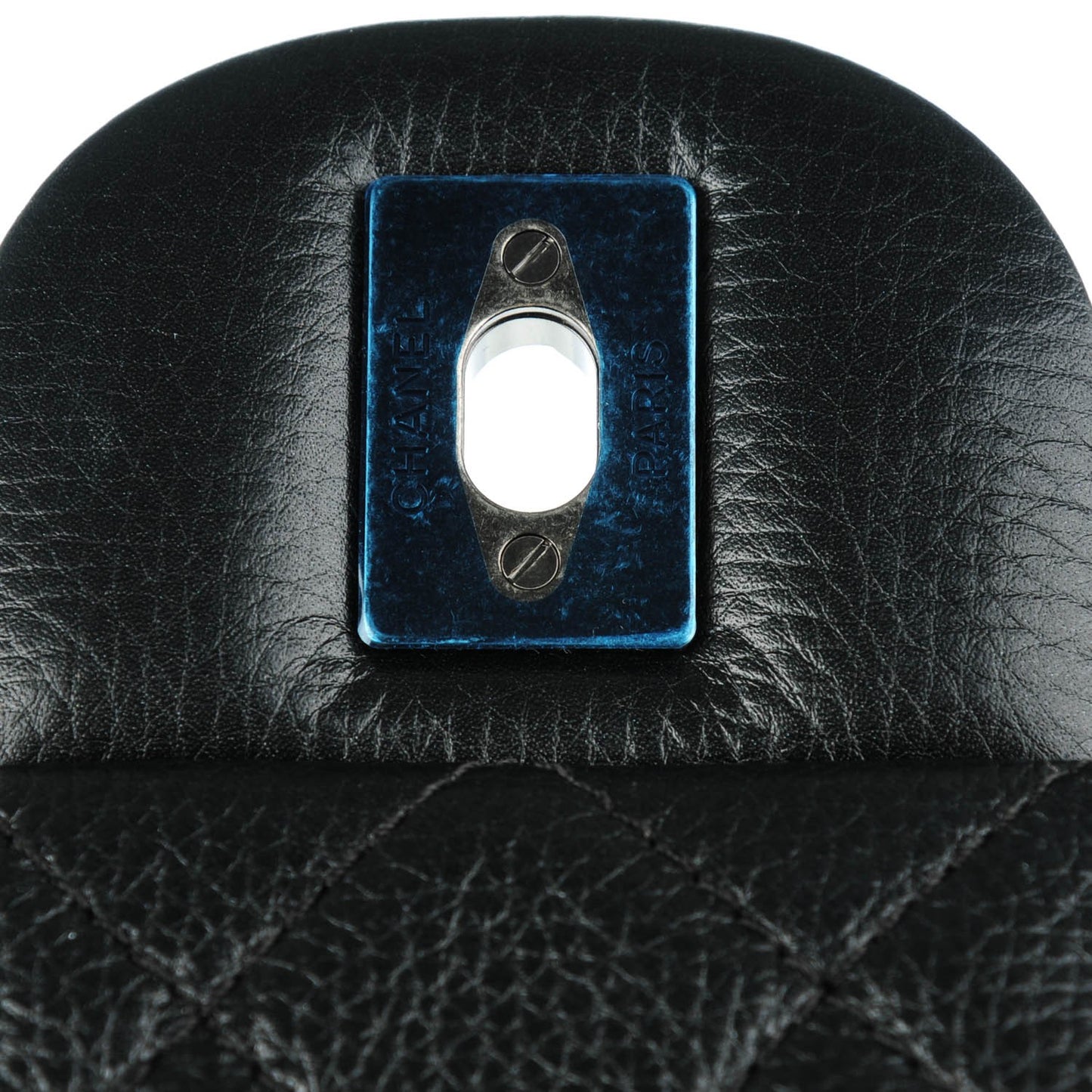 Calfskin XXL Travel Flap Bag Black