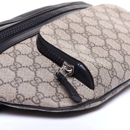 Gucci GG Supreme Monogram Belt Bag Black 6 of 12