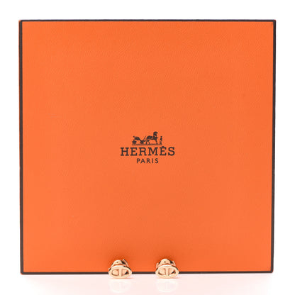 Hermes 18K Rose Gold TPM Farandole Stud Earrings 6 of 6