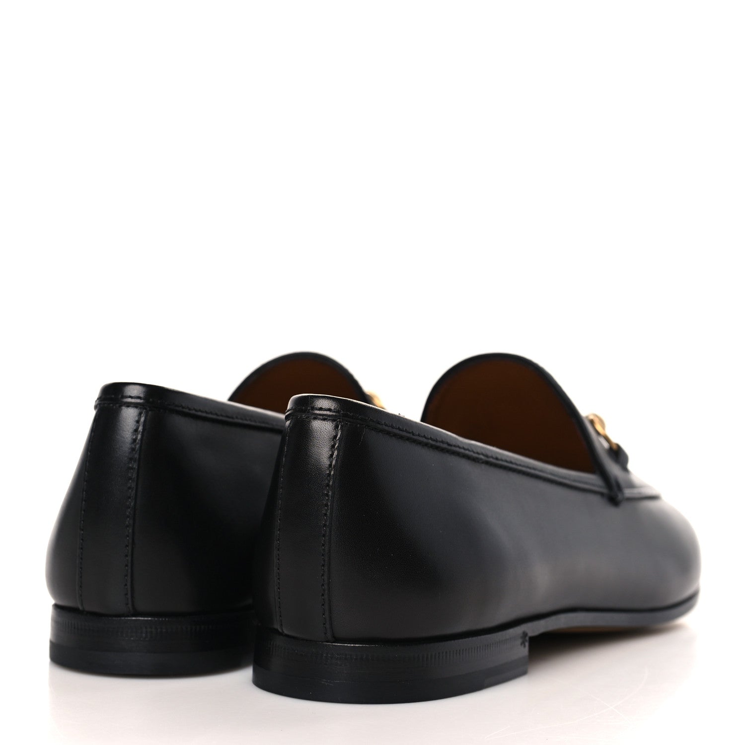 Gucci Calfskin Womens Jordaan Loafers 39.5 Black 4 of 8