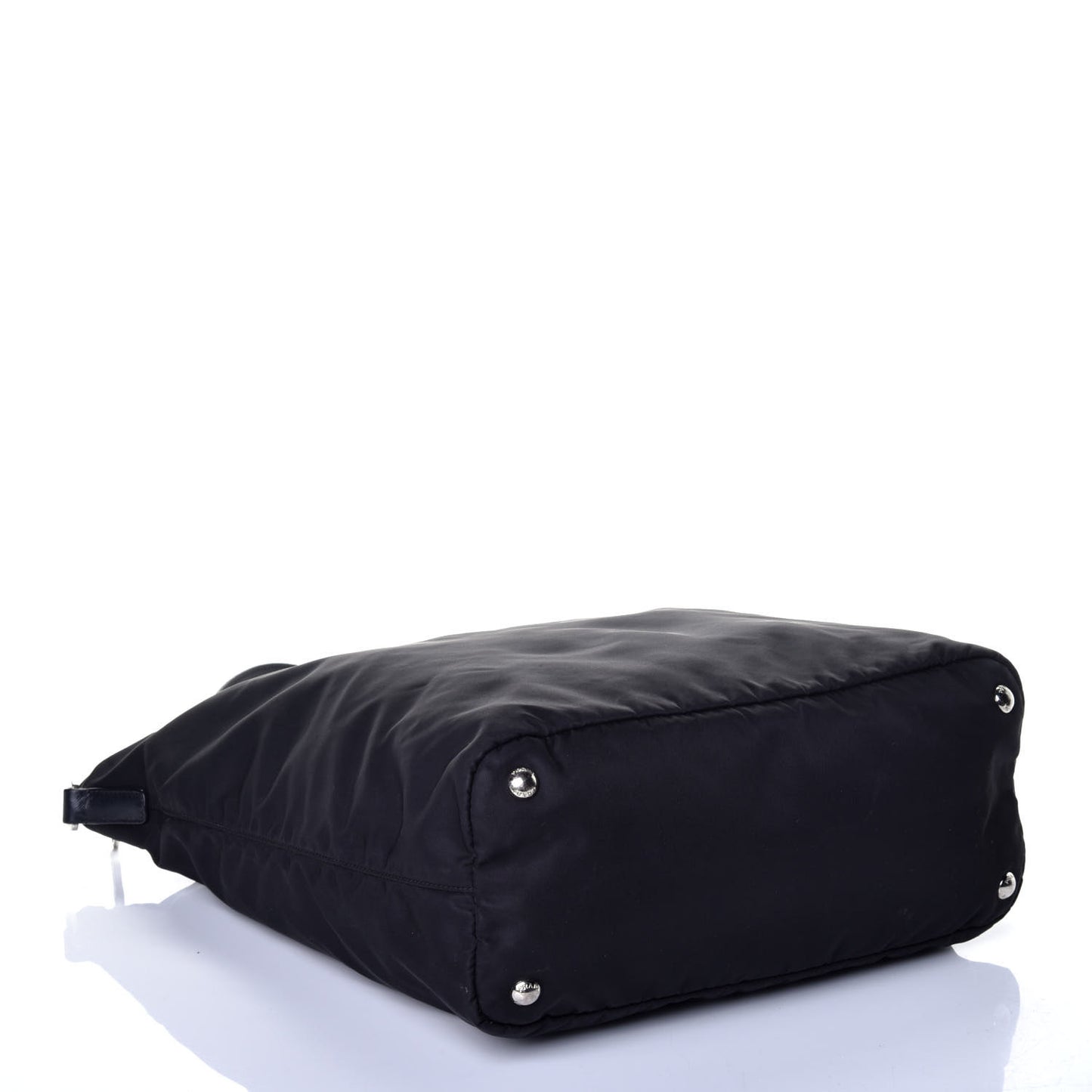 Tessuto Nylon Saffiano Tote Black