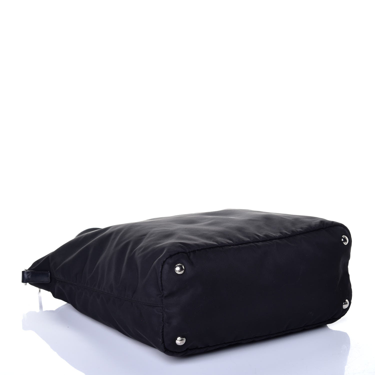 Prada Tessuto Nylon Saffiano Tote Black 4 of 8