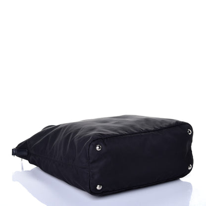 Prada Tessuto Nylon Saffiano Tote Black 4 of 8