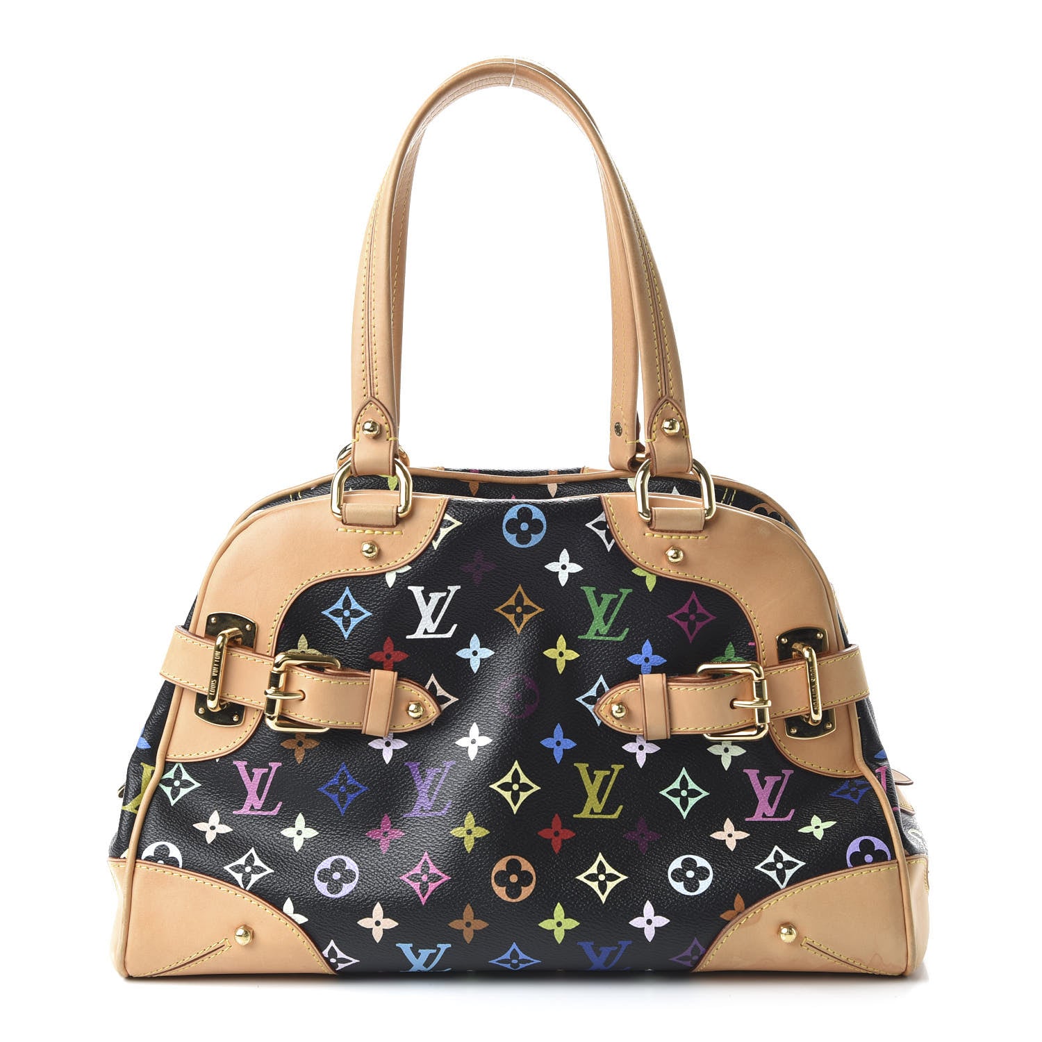 Louis Vuitton Monogram Multicolor Claudia Black 1 of 10