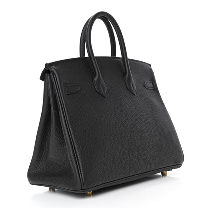 Hermes Togo Birkin 25 Black 2 of 10