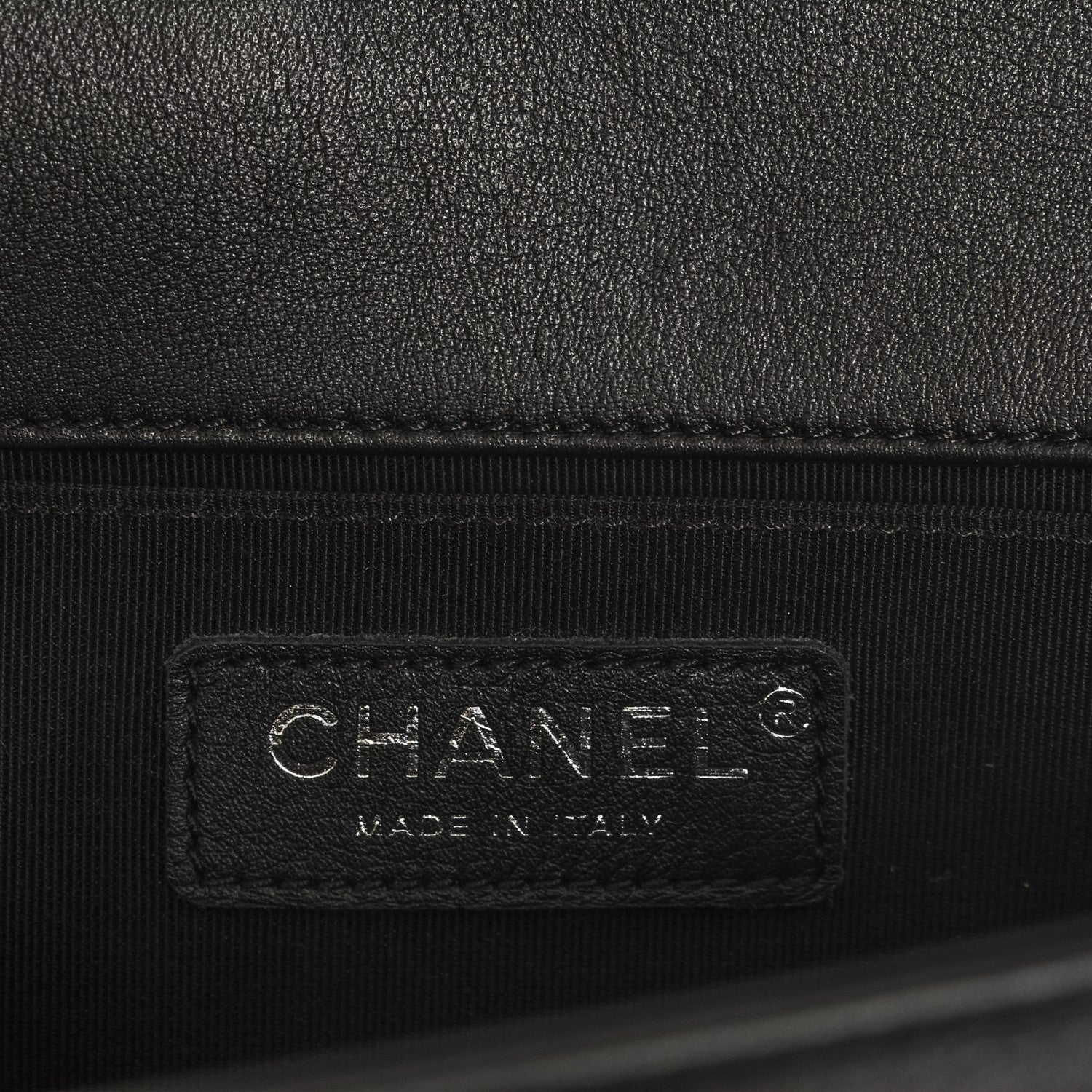 Chanel Calfskin Quilted Medium Boy Flap Black 6 of 7