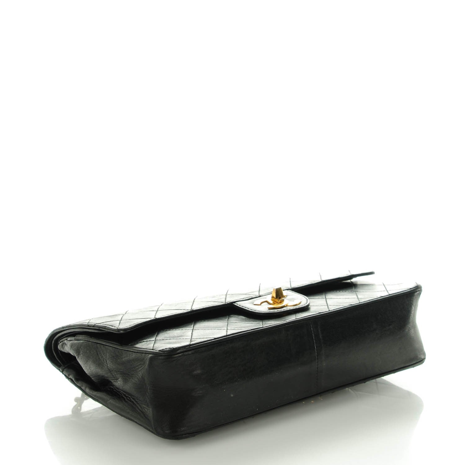 Chanel Lambskin Quilted Medium Double Flap Black 4 of 8