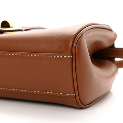 Celine Calfskin Mini Soft 16 Bag Tan 9 of 12