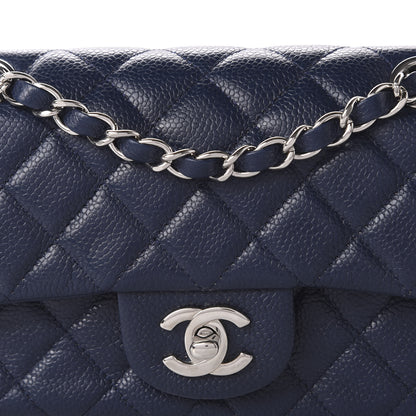 Chanel Caviar Quilted Mini Rectangular Flap Navy 10 of 11