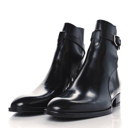 Saint Laurent Calfskin Wyatt 30 Boots 40 Black 2 of 7