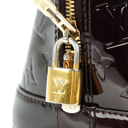 Louis Vuitton Vernis Alma PM Amarante 8 of 9