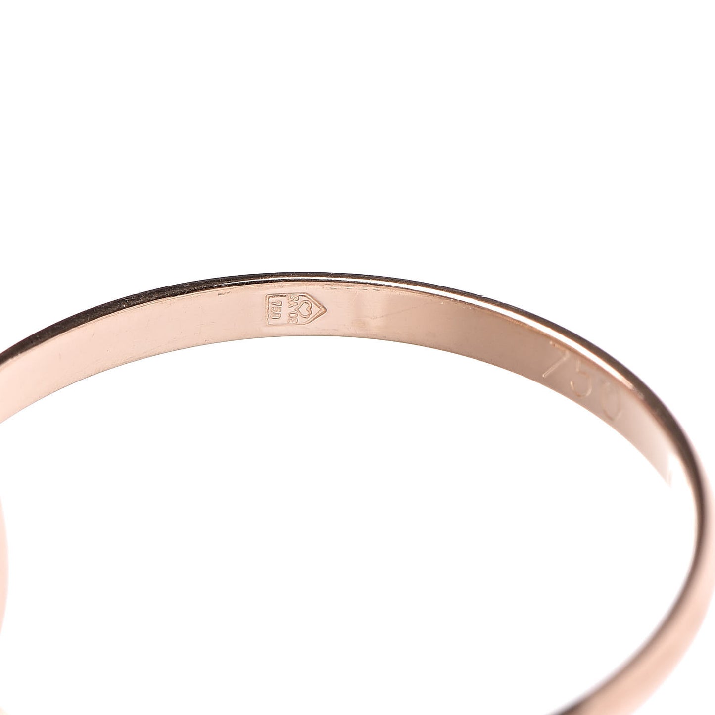 18K Pink Yellow White Gold 7 Band Trinity Ring 49 4.75