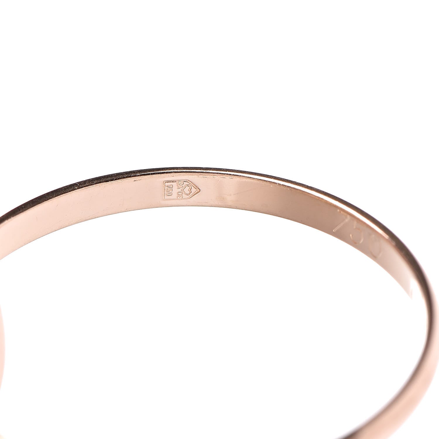 Cartier 18K Pink Yellow White Gold 7 Band Trinity Ring 49 4.75 4 of 7