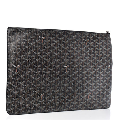 Goyard Goyardine Senat Pochette GM Black 3 of 10