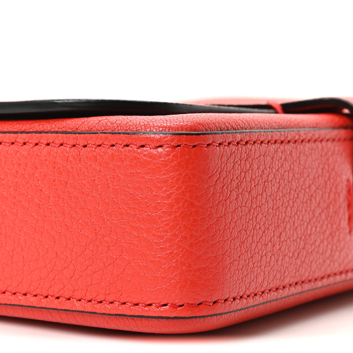 Burberry Goatskin Hampshire Crossbody Bright Red 9 of 10