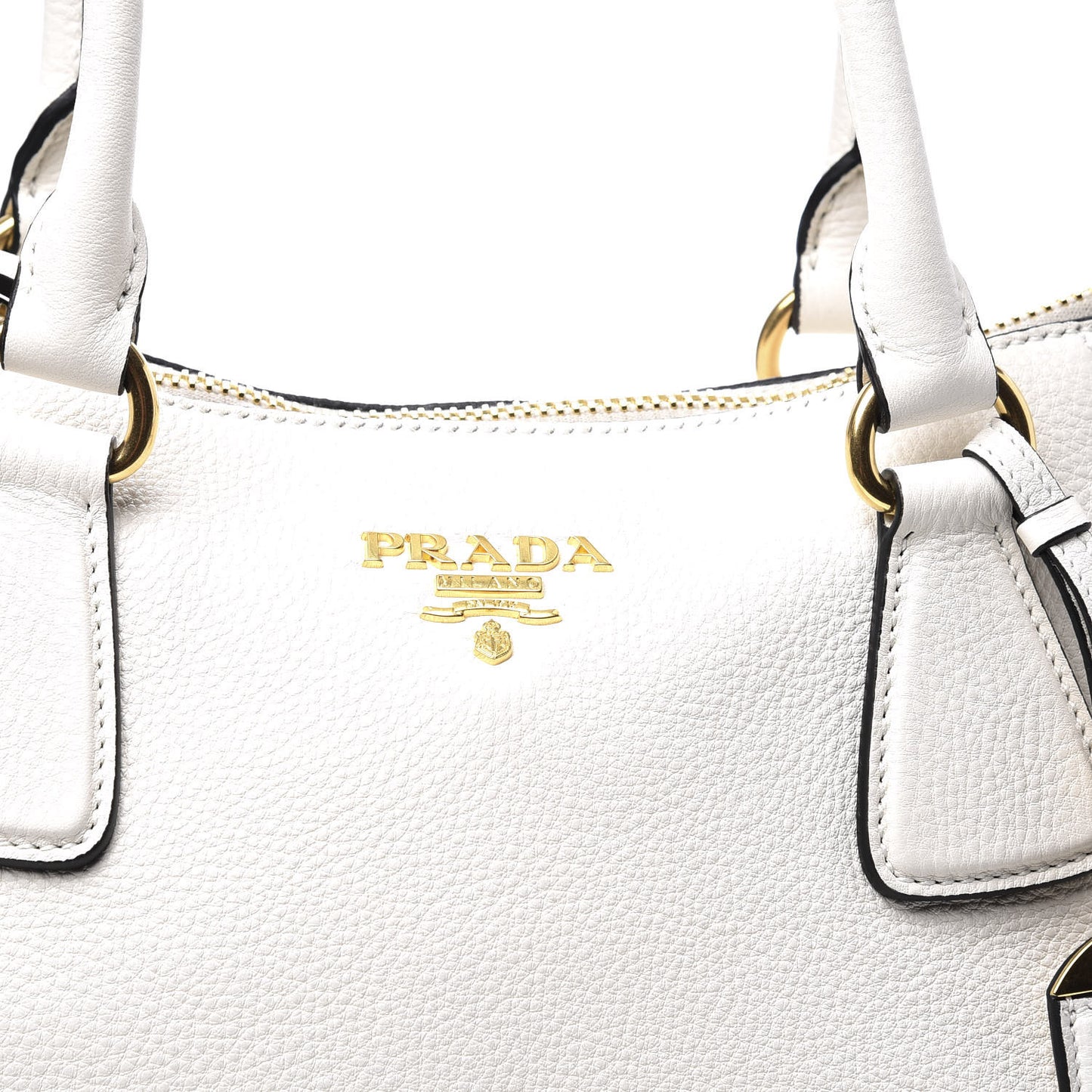 Vitello Phenix Shopping Tote Bianco
