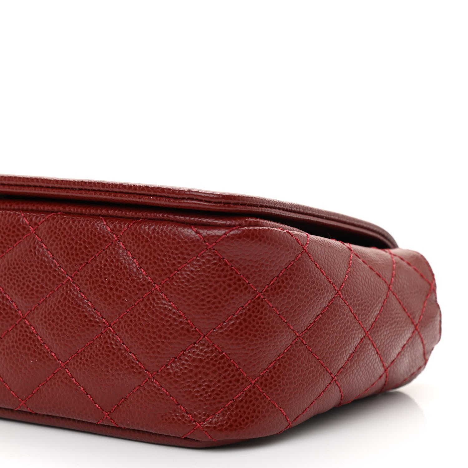 Chanel Caviar Medium Timeless CC Flap Dark Red 11 of 11