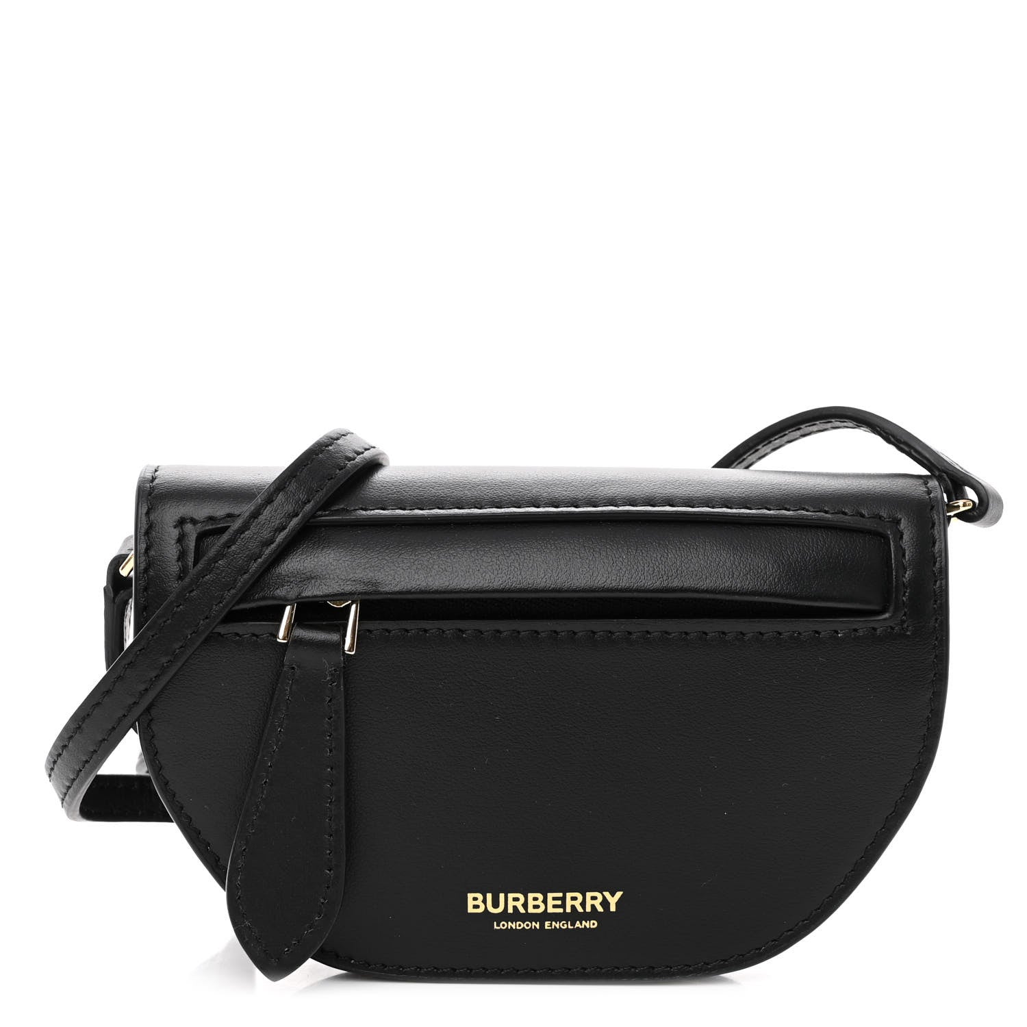 Burberry Calfskin Micro Olympia Card Case Black 1 of 9