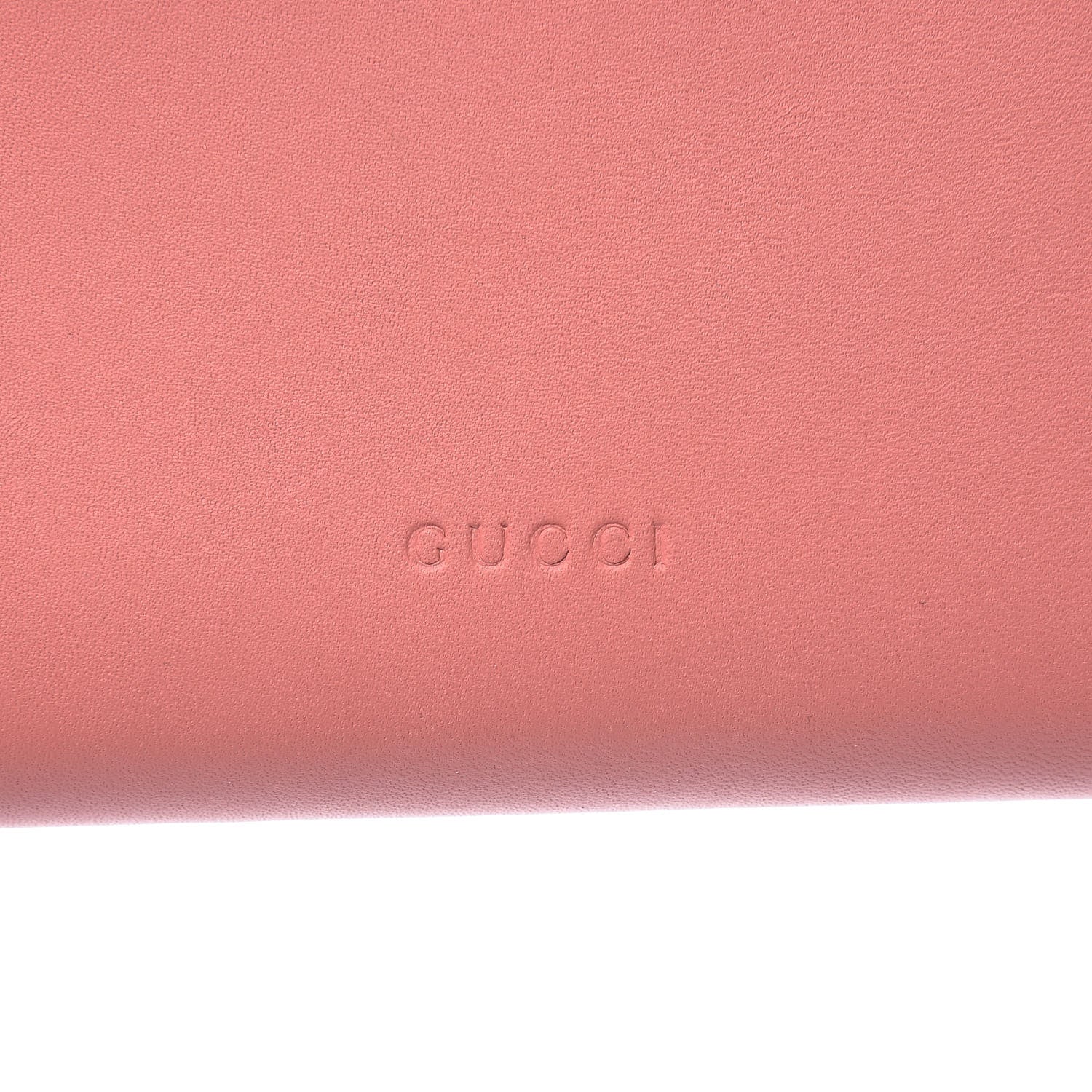 Gucci Lambskin GG Bow Zip Around Wallet Light Pink 8 of 11