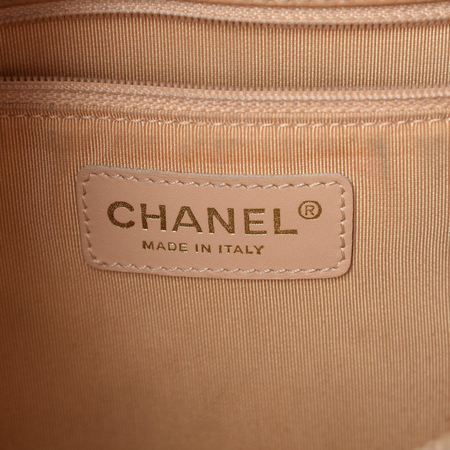 Caviar Quilted Grand Shopping Tote GST Beige