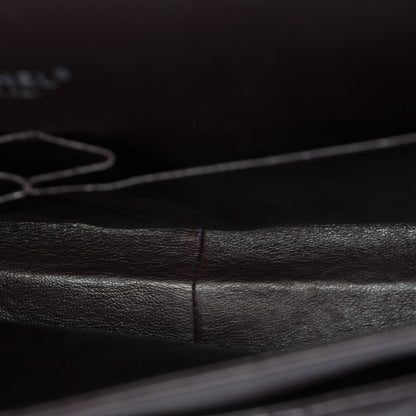 Chanel Lambskin Quilted Maxi Double Flap Purple 11 of 14