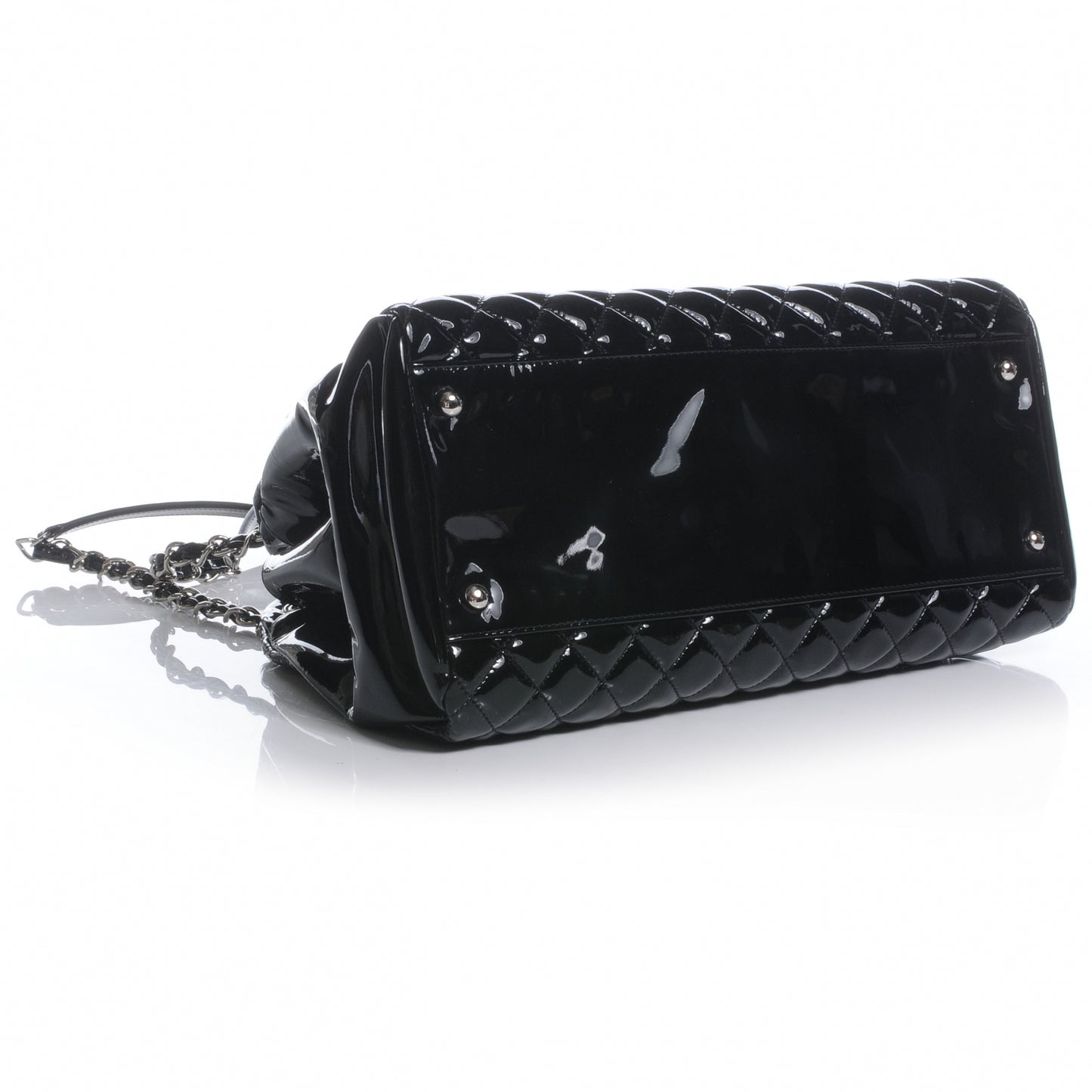 Patent Quilted Large Just Mademoiselle Black