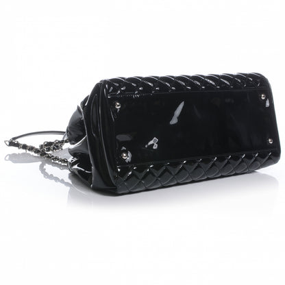 Chanel Patent Quilted Large Just Mademoiselle Black 4 of 7