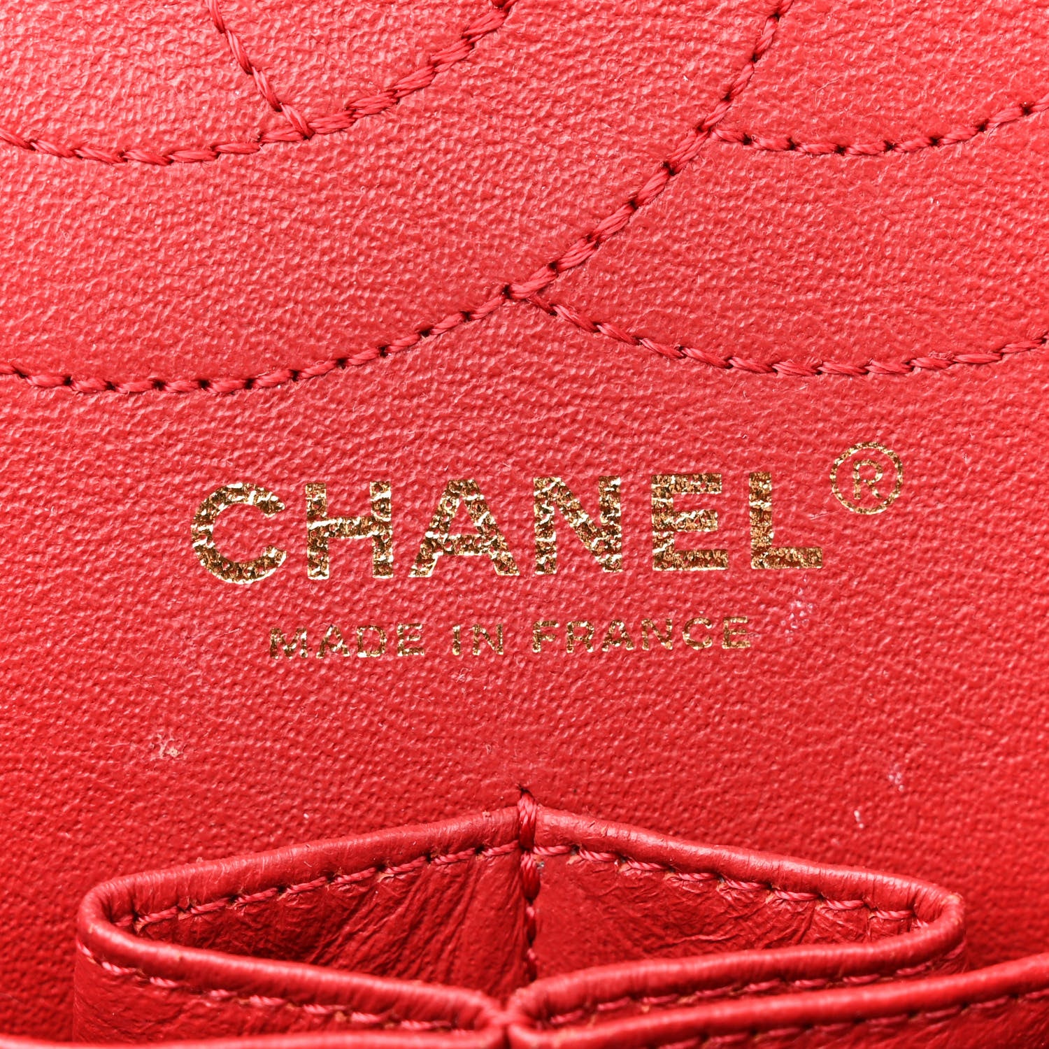 Chanel Iridescent Calfskin Quilted 2.55 Reissue 226 Flap Red 6 of 15