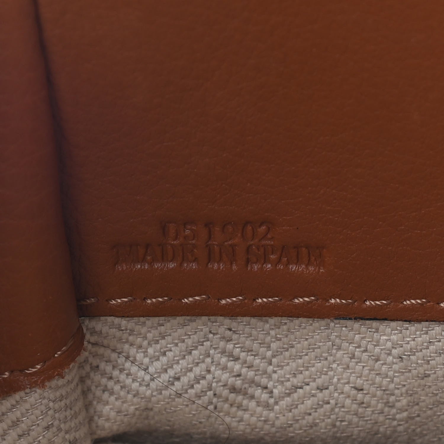 Loewe Calfskin Mini Hammock Shoulder Bag Tan 6 of 10